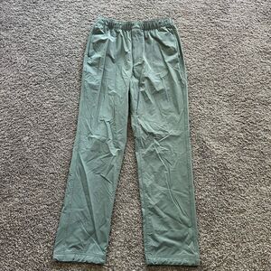 Topo Designs Boulder Pants Stretch Jogger Hiking Climbing Mens S Green Nylon